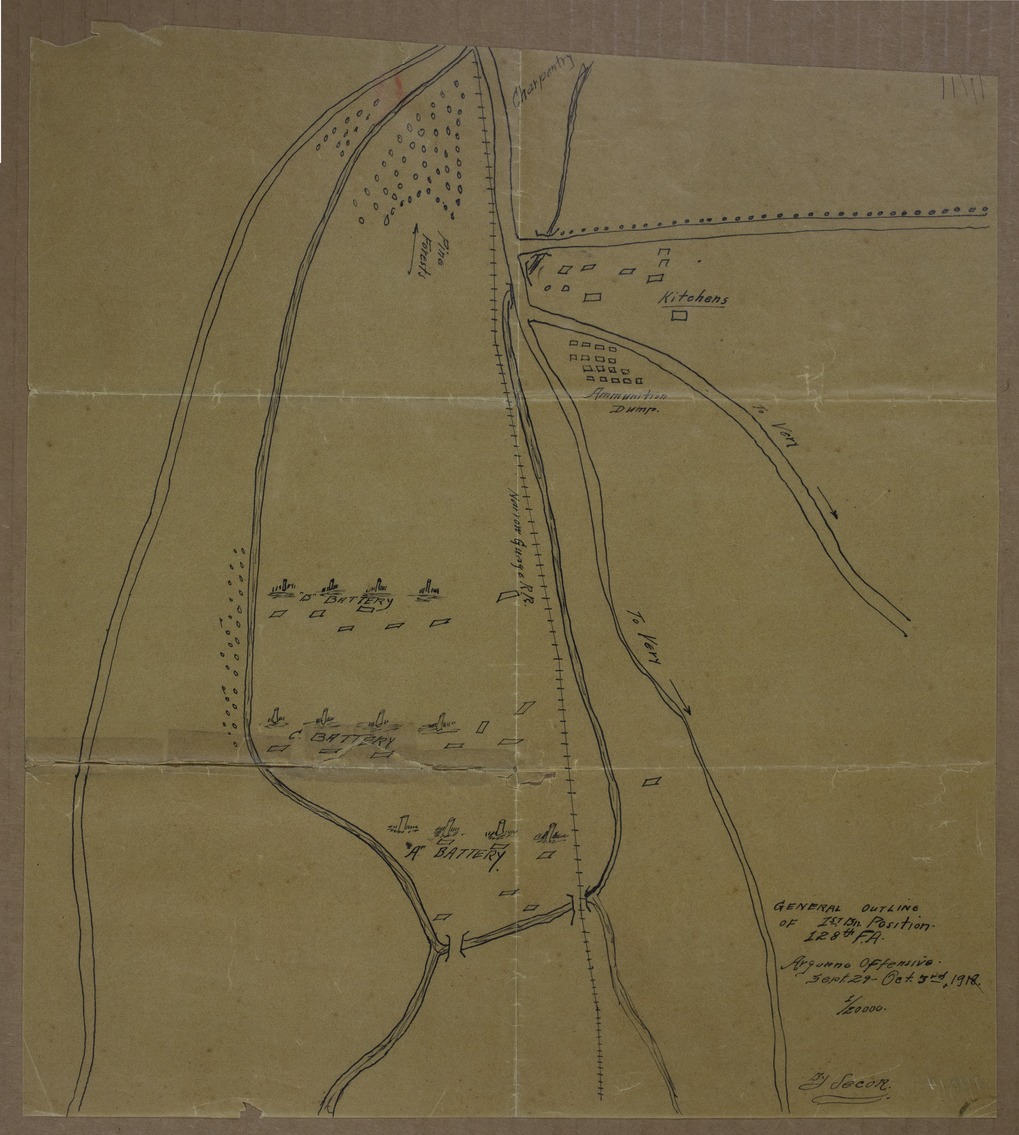 Map of the Meuse-Argonne Offensive | Harry S. Truman