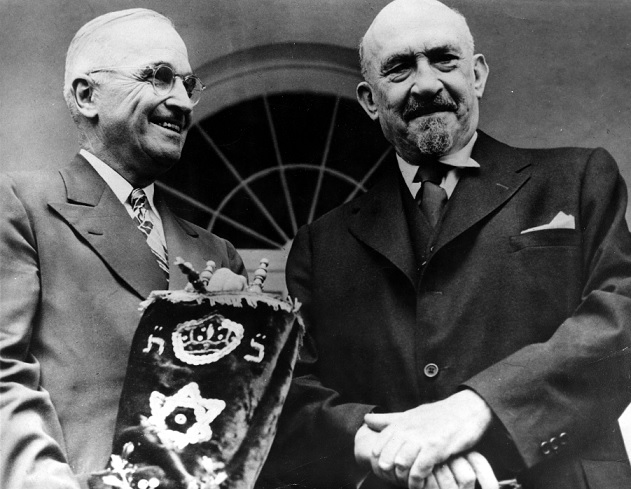 President Truman with Chaim Weizmann