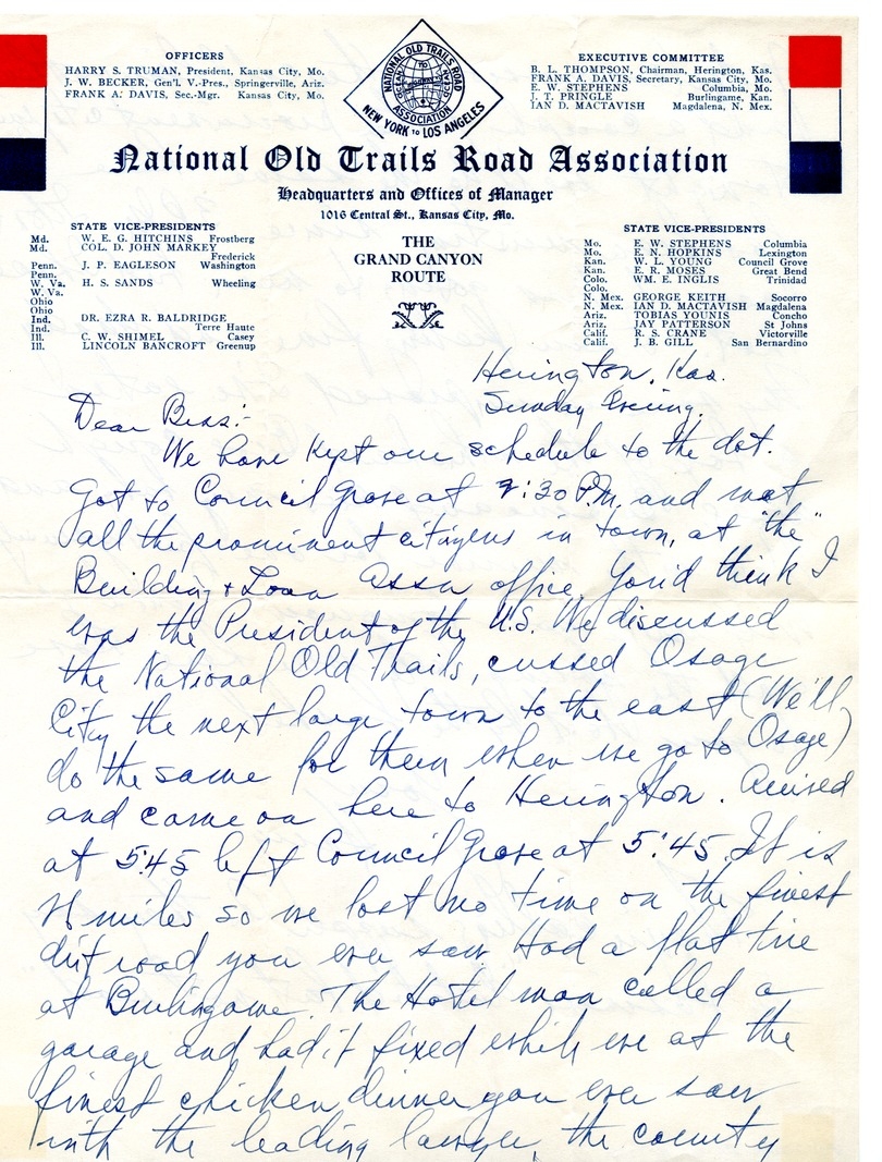 November 7 1926 Harry S Truman