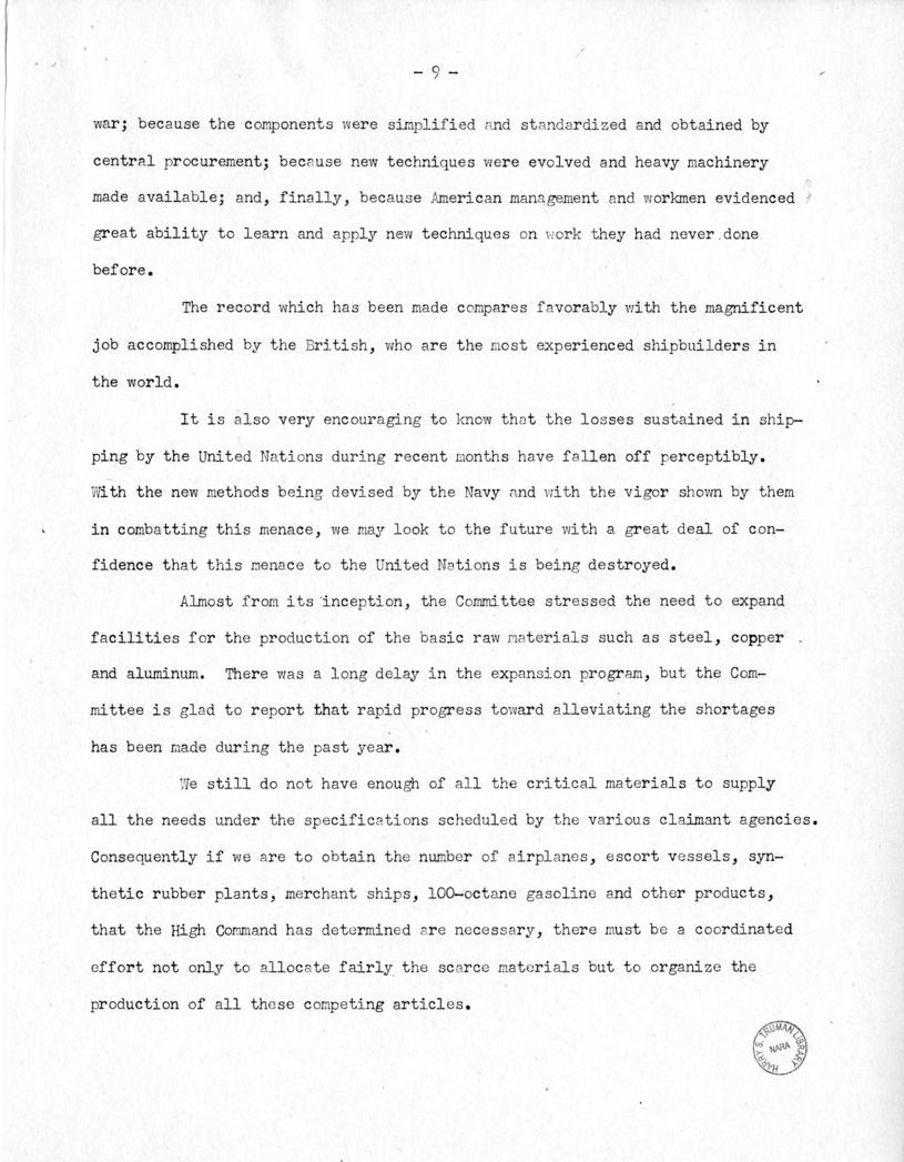 Truman doctrine thesis statement image