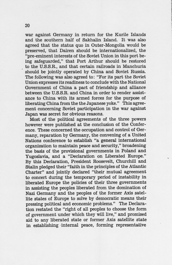 Report, "American Relations With The Soviet Union" by Clark Clifford ["Clifford-Elsey Report"]
