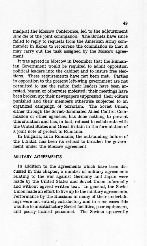 Report, "American Relations With The Soviet Union" by Clark Clifford ["Clifford-Elsey Report"]