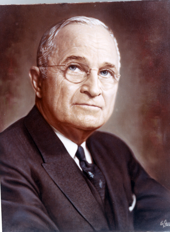 Color portrait of Harry S Truman Harry S Truman