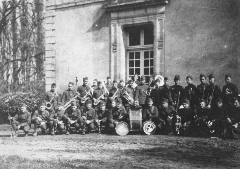 129th Field Artillery Band in France Harry S. Truman