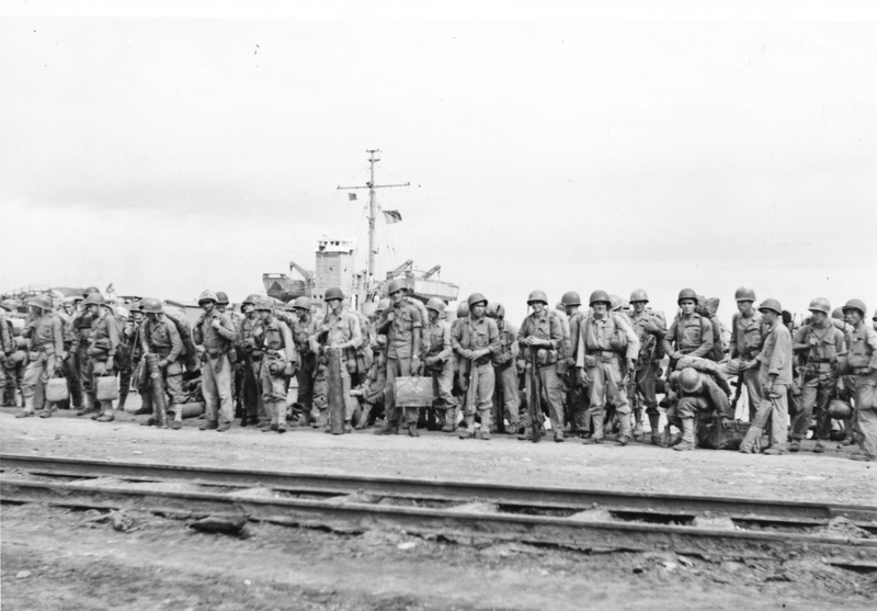 Marines From A Battery 11th Regiment 1st Marine Division During