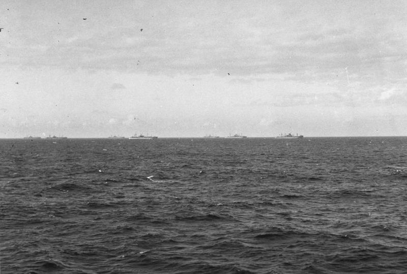 Oh Inchon View from the U. S. S. Pickaway en route to Inchon | Harry S. Truman