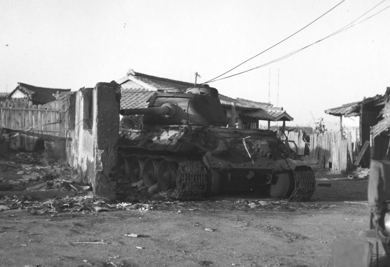 T34 tank during Korean War Harry S. Truman