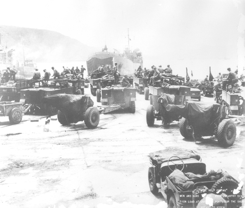 The 25th Infantry Division prepares to go to Korean War from Japan