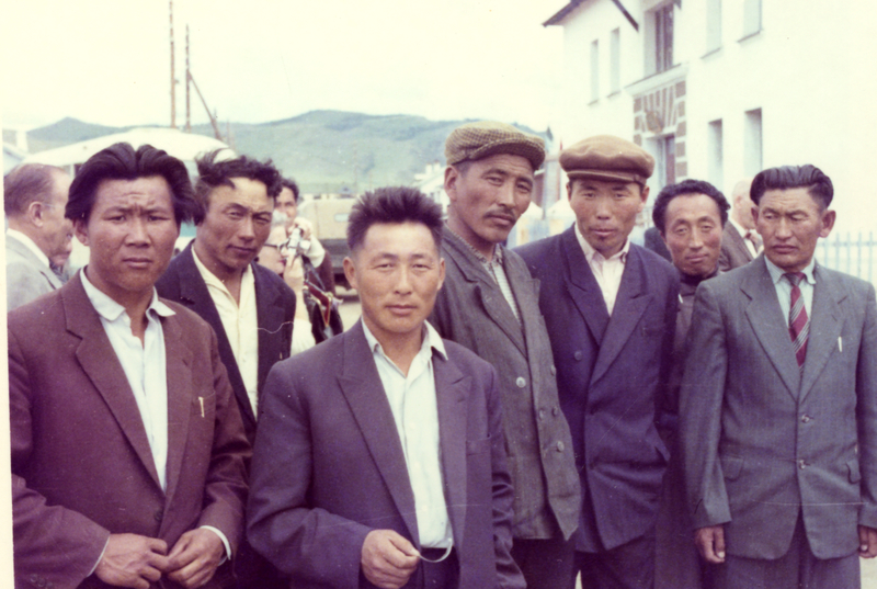 Color Photo of Group of Mongolian Men | Harry S. Truman
