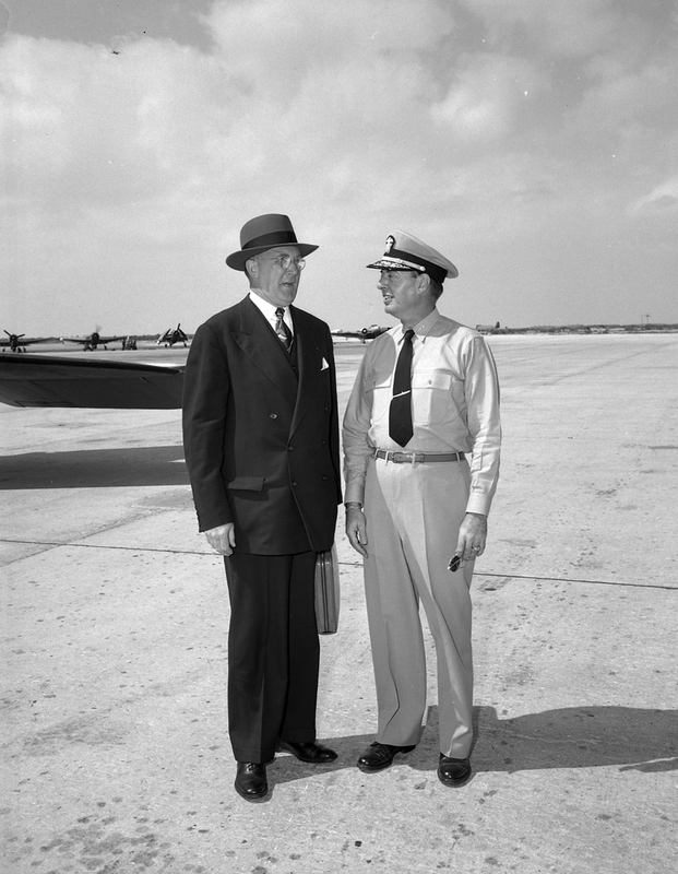 Admiral Robert Dennison and Honorable Charles E. Wilson Harry S. Truman