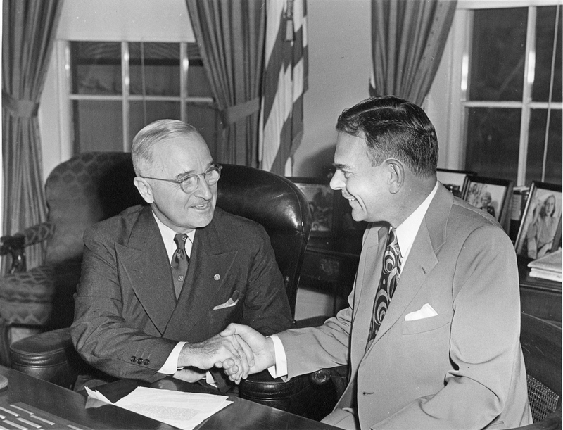 Truman Meets With Dewey Harry S. Truman