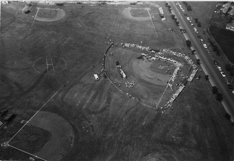 Aerial View of Baseball Fields in Japan Harry S. Truman