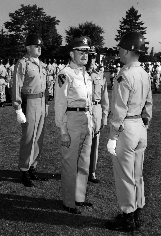 Honor Guard Inspection at Fort Lewis, Washington Harry S. Truman