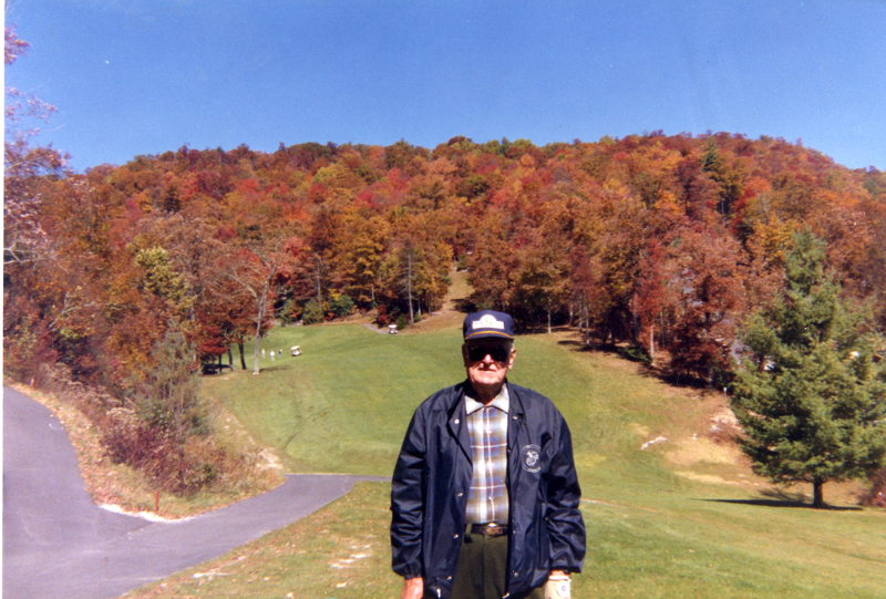 John R. Steelman at the Highlands Falls Golf Course Harry S. Truman