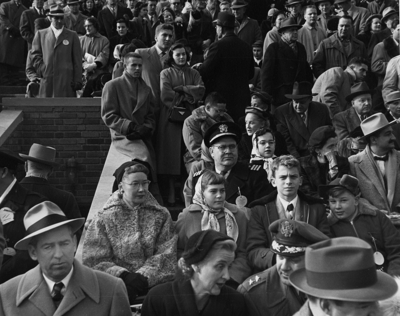 Attendees At Navy Army Football Game Harry S Truman