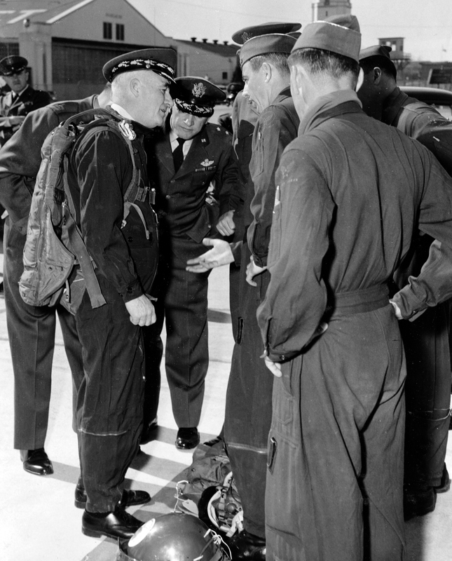 General Nathan Twining Visits Barksdale Air Force Base | Harry S. Truman