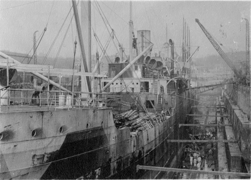 a-ship-in-dry-dock-at-brest-france-after-the-end-of-world-war-i