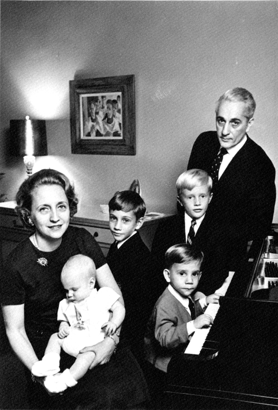 Margaret Truman Daniel Poses With Her Family for a Christmas Photograph | Harry S. Truman