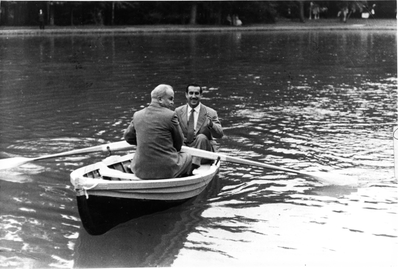 Soviet Foreign Minister V Molotov Takes Argentine Ambassador Leopold Bravo For A Boat Ride Harry S Truman
