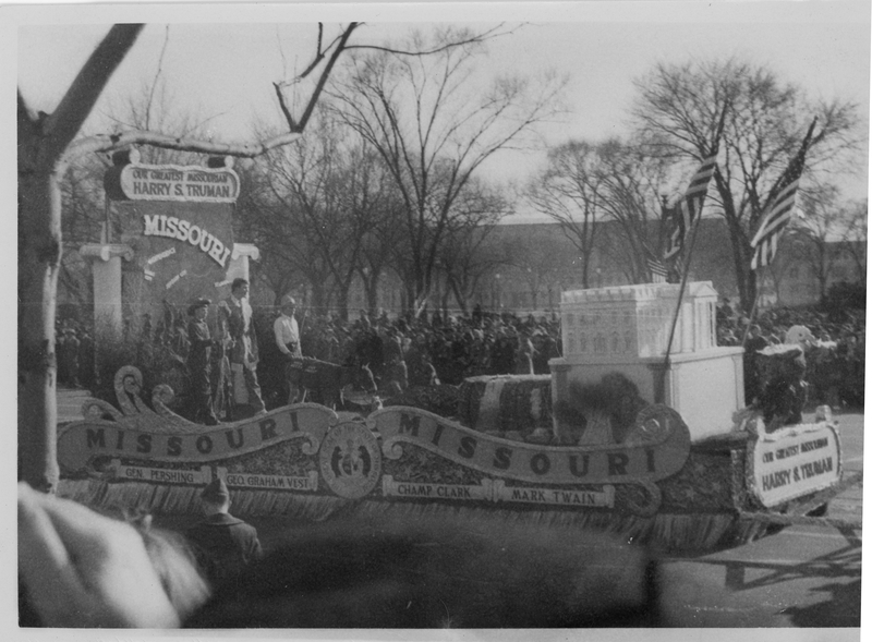 Missouri's Float in the 1949 Inaugural Parade Harry S. Truman