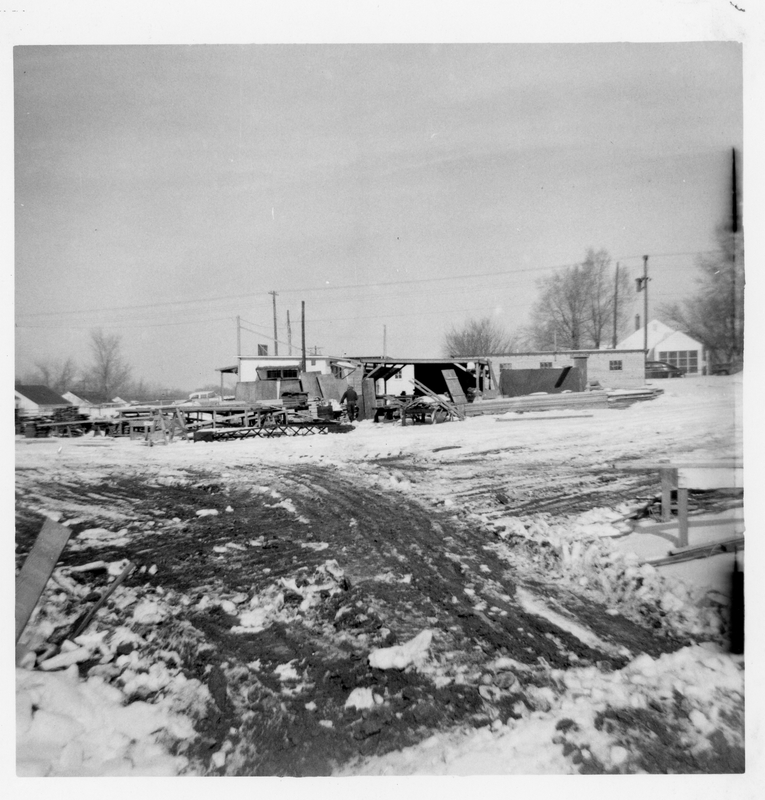 Snow is Melting at the Construction Site of the Harry S. Truman Library