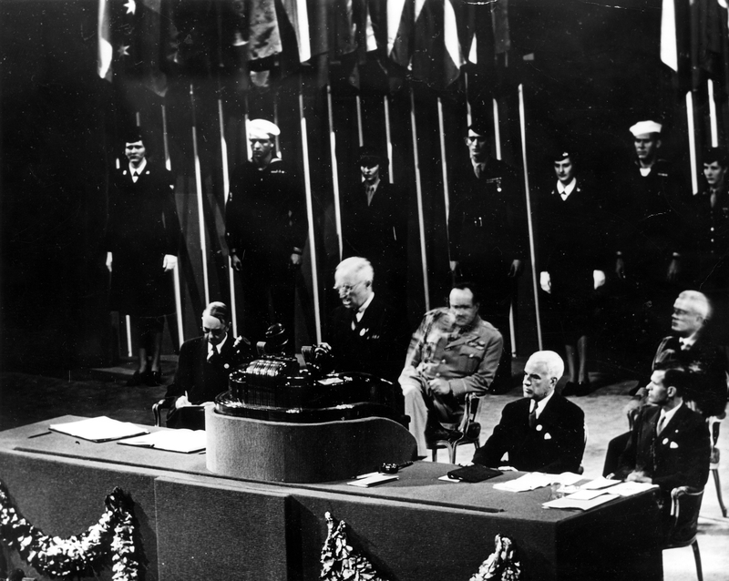 Truman addressing the United Nations Conference Harry S. Truman