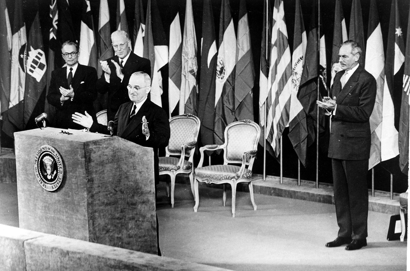 Truman speaking at the Japanese Peace Treaty Conference | Harry S. Truman