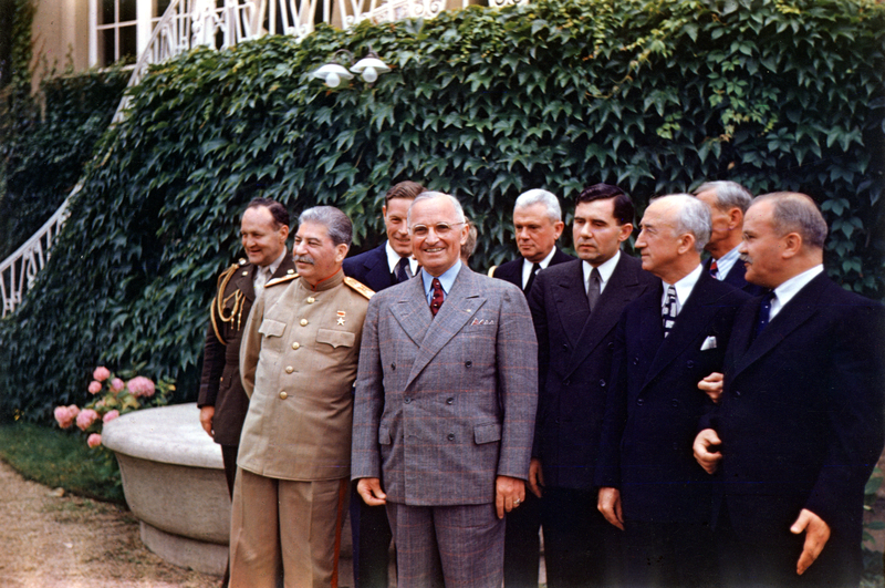 President Harry S. Truman and Joseph Stalin at Potsdam Harry S. Truman
