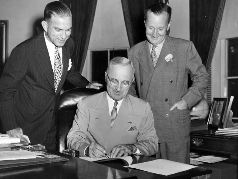 President Truman signs Surplus Property Act | Harry S. Truman