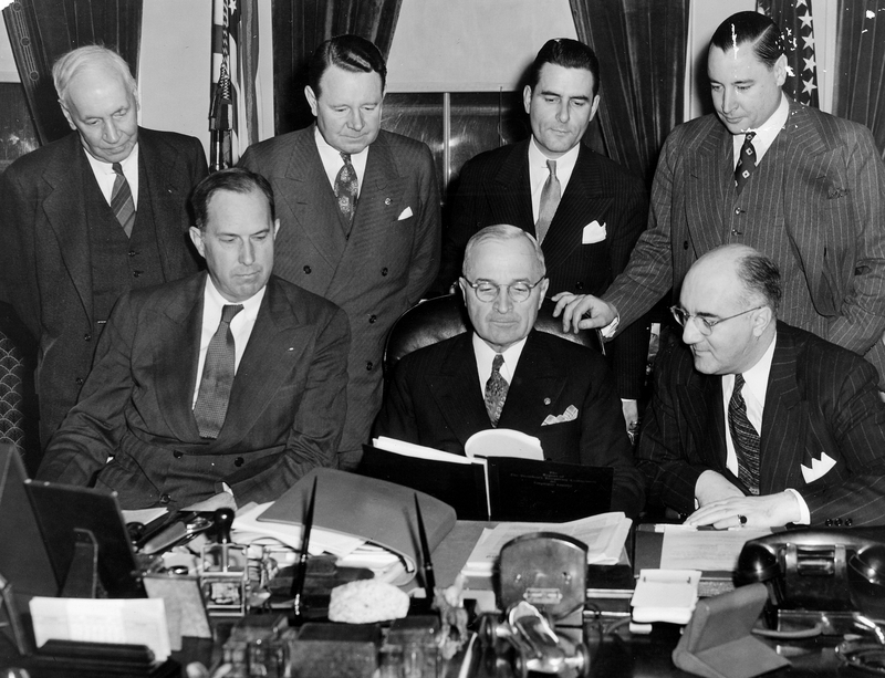 Truman with Subversive Activities Committee | Harry S. Truman