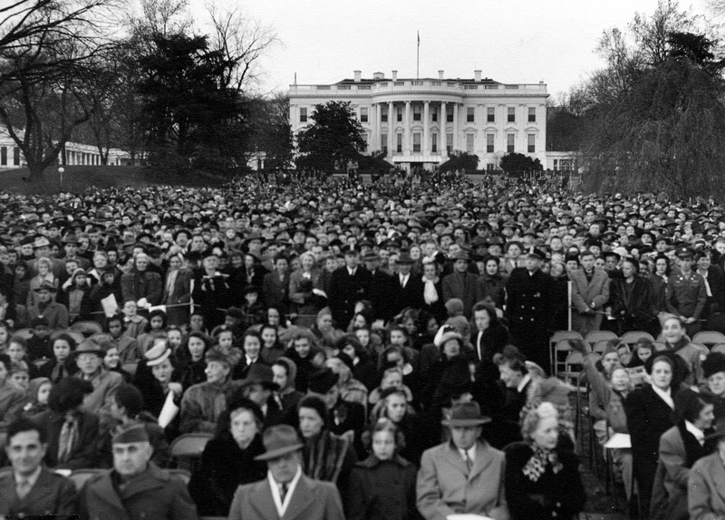 Christmas Tree Lighting ceremony on the south lawn of the White House