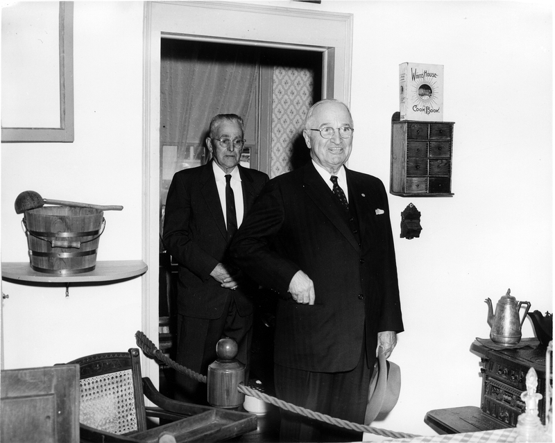 Truman tours his birth home in Lamar, Missouri Harry S. Truman
