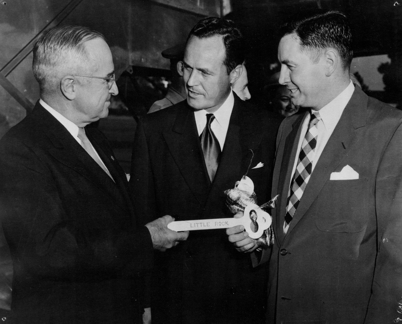 President Harry S. Truman Receives the Key to the City of Little Rock, Arkansas Harry S. Truman
