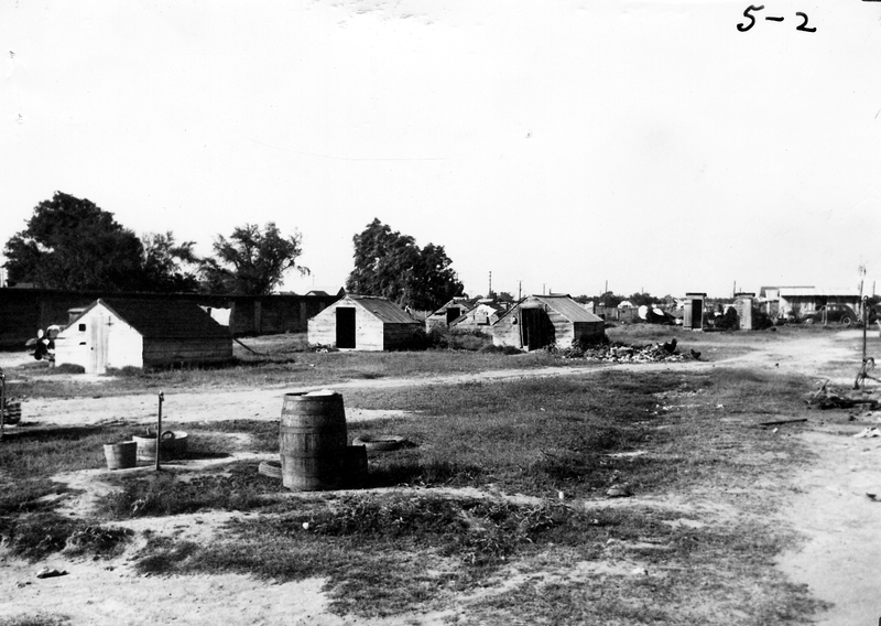 Overflow housing for labor camp in Mathis, Texas Harry S. Truman