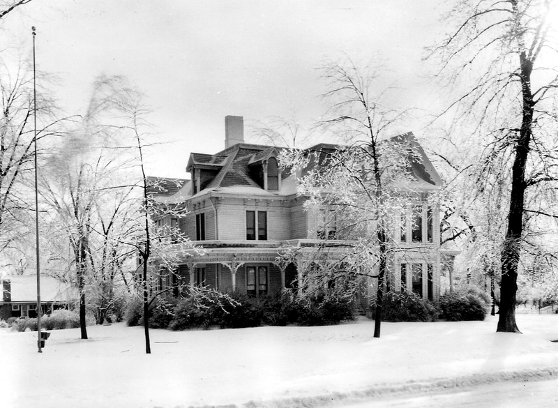 Winter view of the Truman home Harry S. Truman