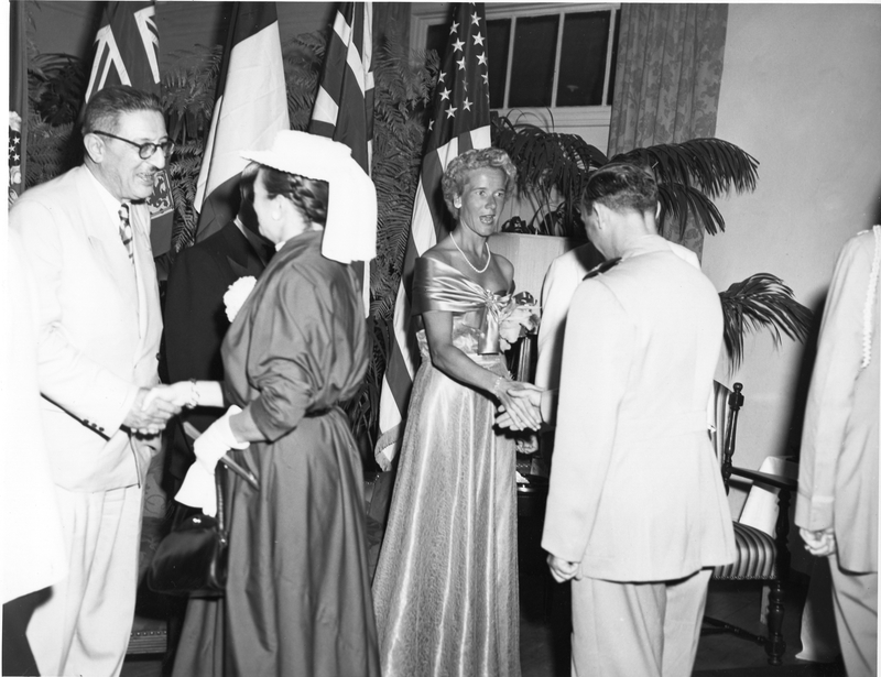 Meg Pace Margaret Pace and Others Greeting Guests at Reception | Harry S. Truman