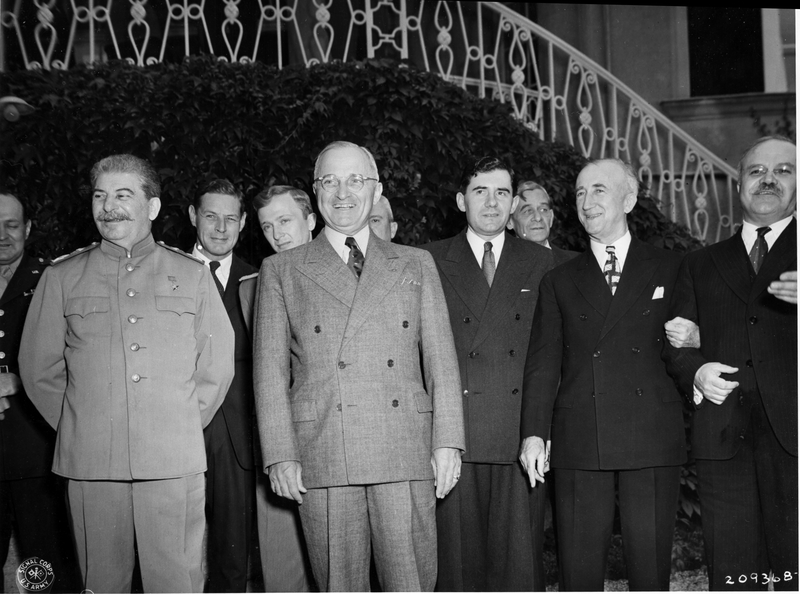Truman, Stalin and others at the Potsdam Conference Harry S. Truman