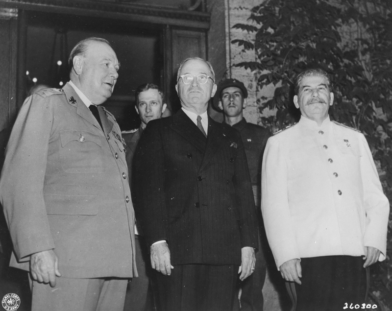 Churchill, Truman and Josef Stalin during the Potsdam Conference Harry S. Truman