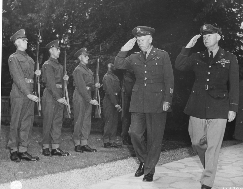 Generals Marshall and Arnold during Potsdam Conference Harry S. Truman