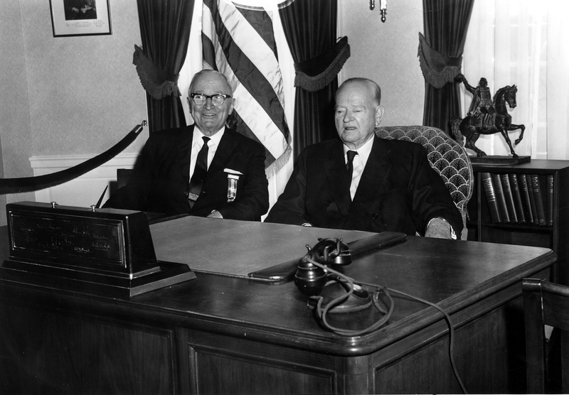 Former Presidents Herbert Hoover and Harry S. Truman Harry S. Truman