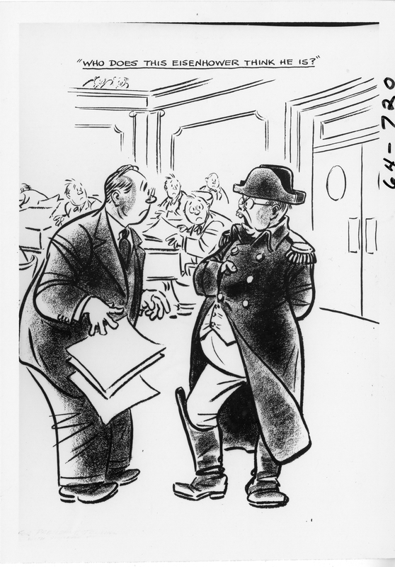 Political Cartoon, "Who Does This Eisenhower Think He Is?" | Harry S