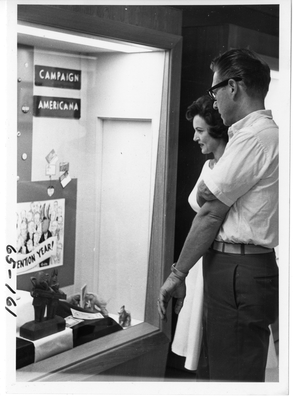Visit of Allen Ludden and Betty White Ludden to the Harry S. Truman