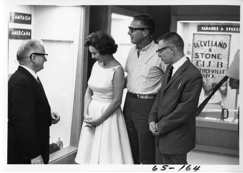 Visit of Allen Ludden and Betty White Ludden to the Harry S. Truman