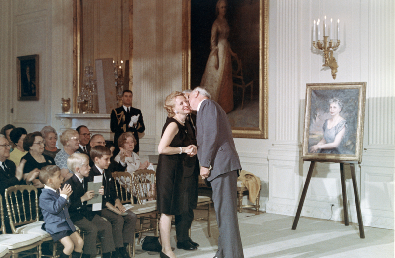 White House Ceremony for Unveiling of Bess Truman Official Portrait