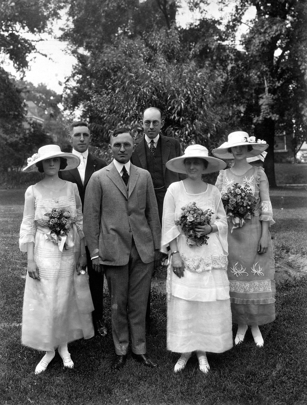 Harry And Bess Truman Wedding Party Harry S Truman