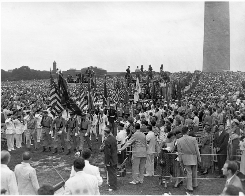 Fourth of July Celebration at the Washington Monument Harry S. Truman