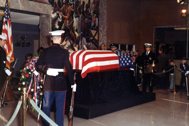 Honor Guard with the Casket of Former President Harry S. Truman Harry