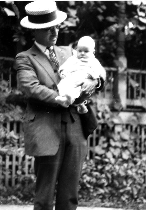 Harry S. Truman Holding Baby Margaret Truman | Harry S. Truman