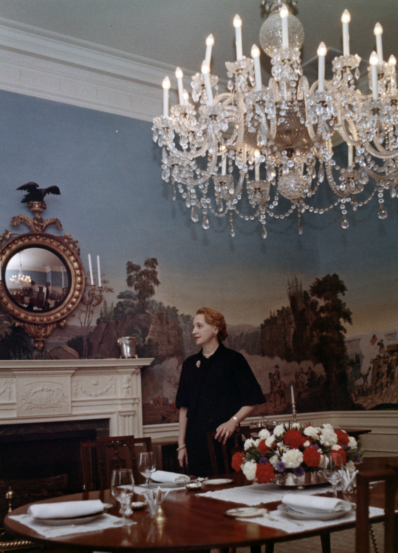 Margaret Truman In Family Dining Room In White House Harry S Truman