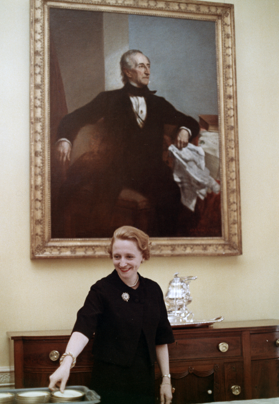 Margaret Truman In Yellow Oval Room Of White House Harry S